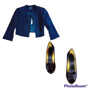 Shoes & Cropped Blazer